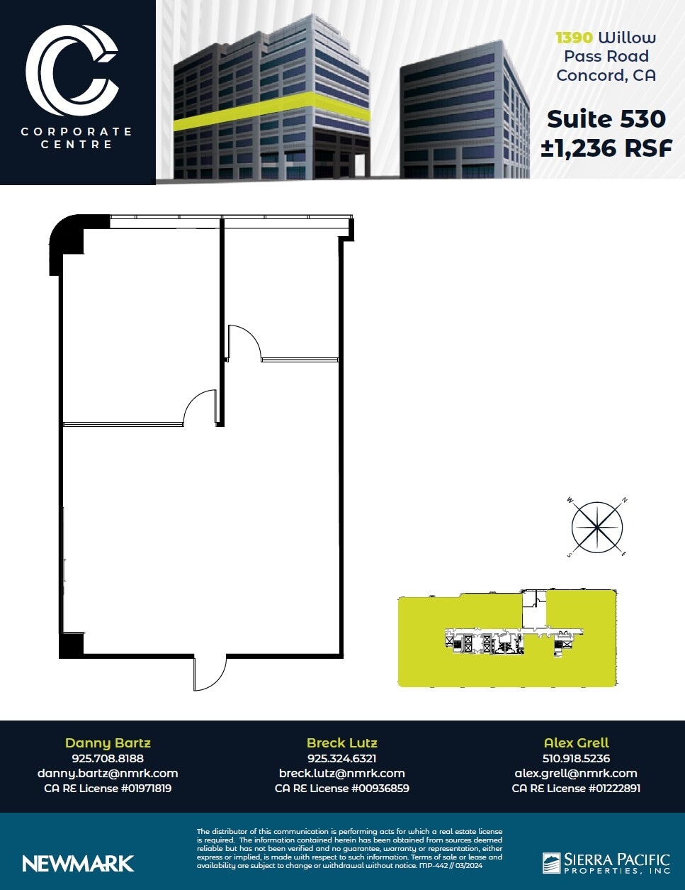 1390 Willow Pass Rd, Concord, CA for lease Floor Plan- Image 1 of 1