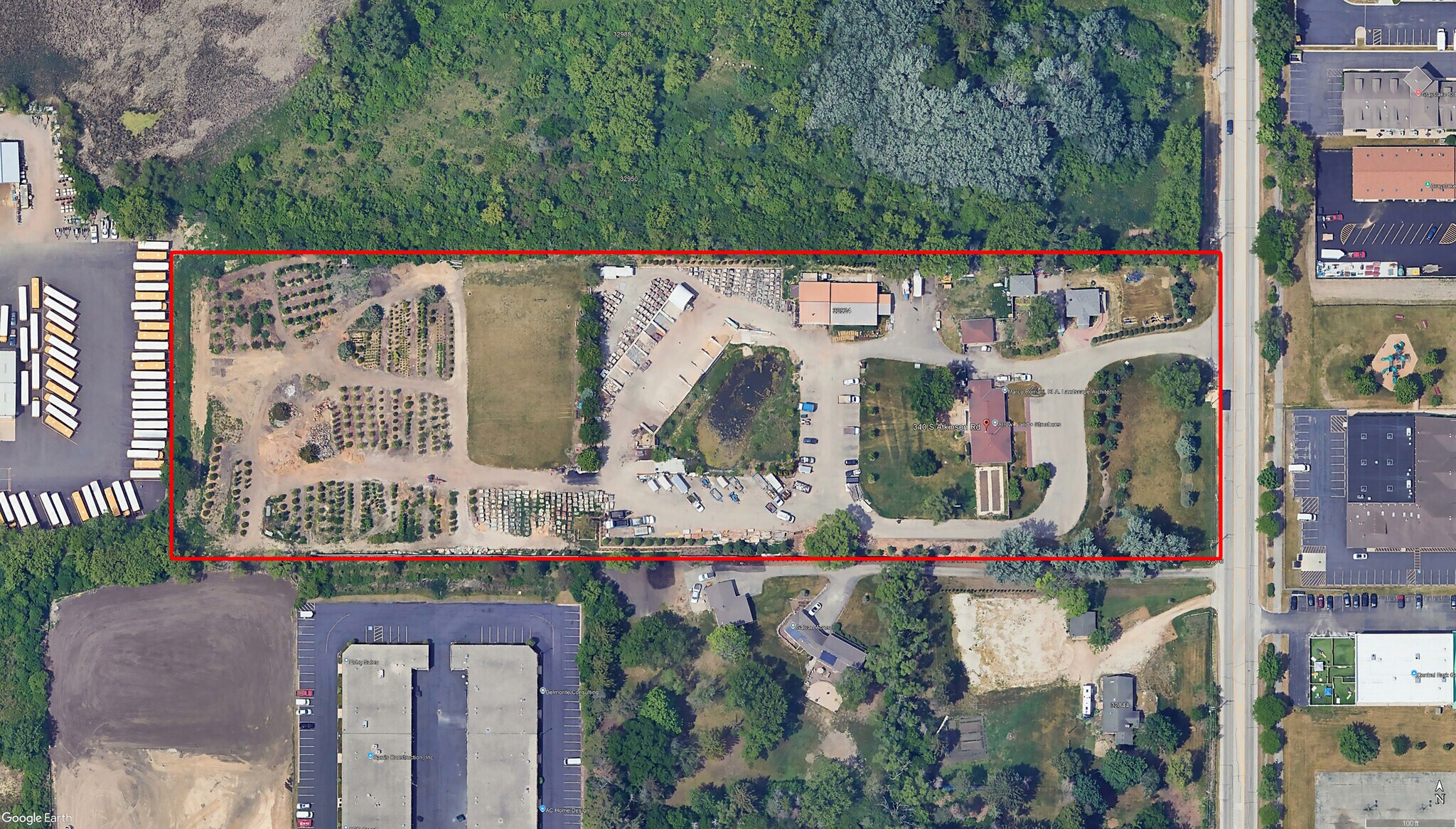 340 S Atkinson Rd, Grayslake, IL for sale Aerial- Image 1 of 2