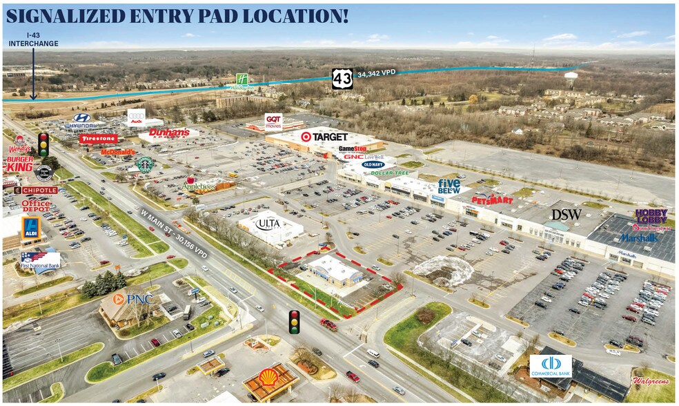 5160 W Main St, Kalamazoo, MI for sale - Aerial - Image 2 of 2