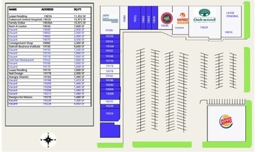 19010-19230 Fort St, Riverview, MI for lease Floor Plan- Image 1 of 1