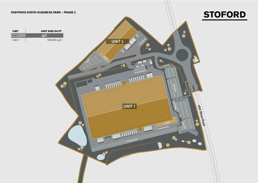 Stone Rd, Stafford à vendre - Plan de site - Image 1 de 2