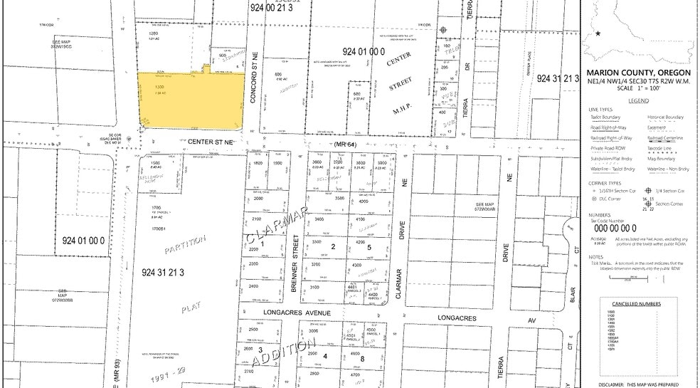 702 Lancaster Dr NE, Salem, OR for lease - Plat Map - Image 2 of 5