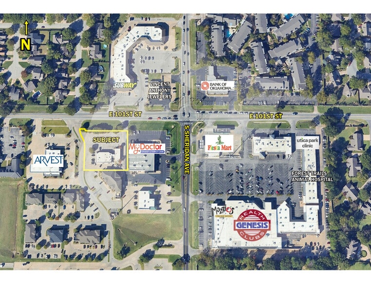 6310 E 101st St, Tulsa, OK for sale - Aerial - Image 3 of 8