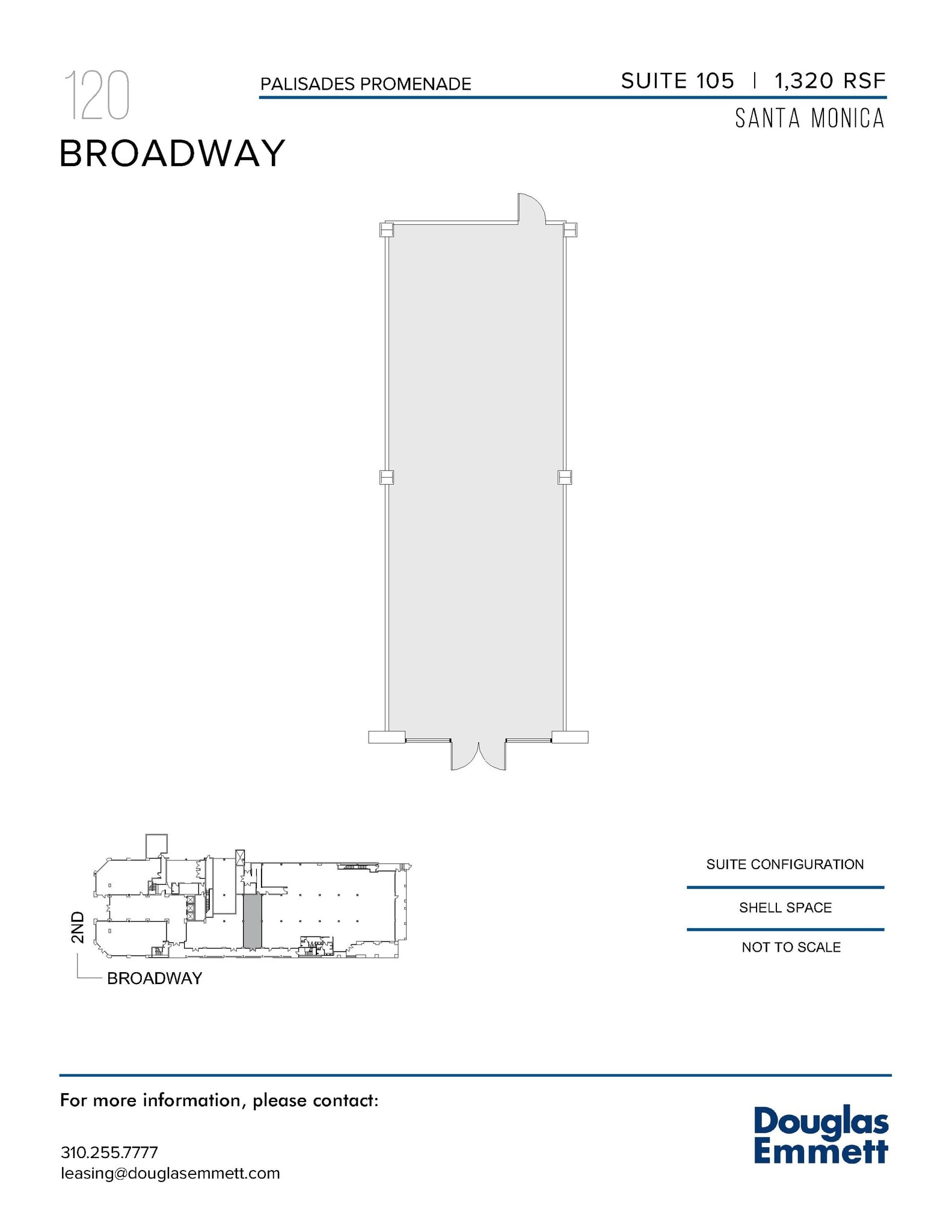 120 Broadway, Santa Monica, CA for lease Floor Plan- Image 1 of 1