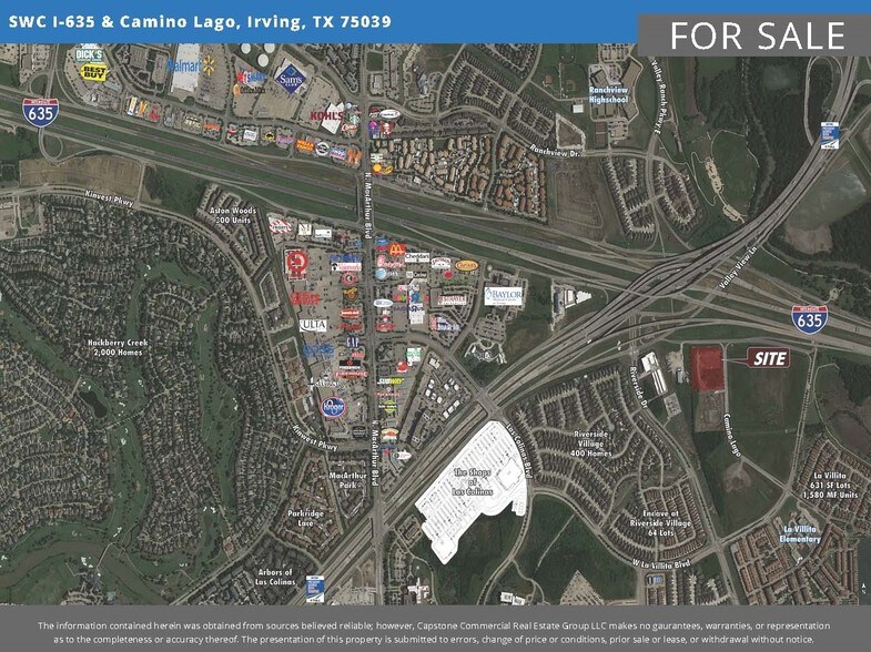 SWC I-635 & Camino Lago, Irving, TX for sale - Building Photo - Image 2 of 7