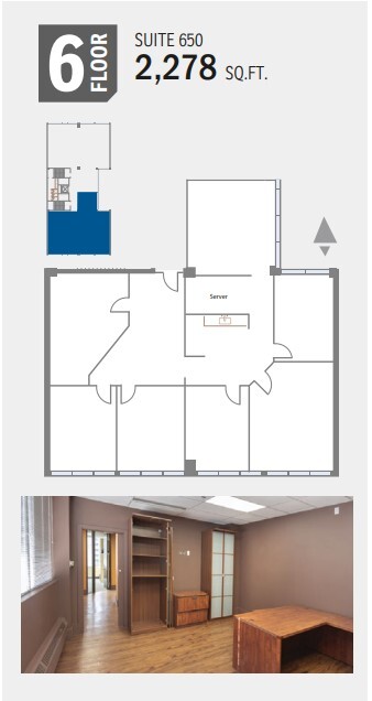 816 7th Ave SW, Calgary, AB à louer Plan d’étage- Image 1 de 1