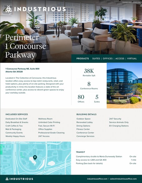 1 Concourse Pky NE, Atlanta, GA for lease - Other - Image 3 of 8