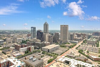 201 N Illinois St, Indianapolis, IN - AERIAL  map view