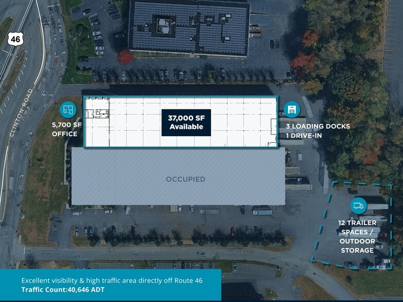 140-142 Clinton Rd, Fairfield, NJ à louer - Plan de site - Image 3 de 15