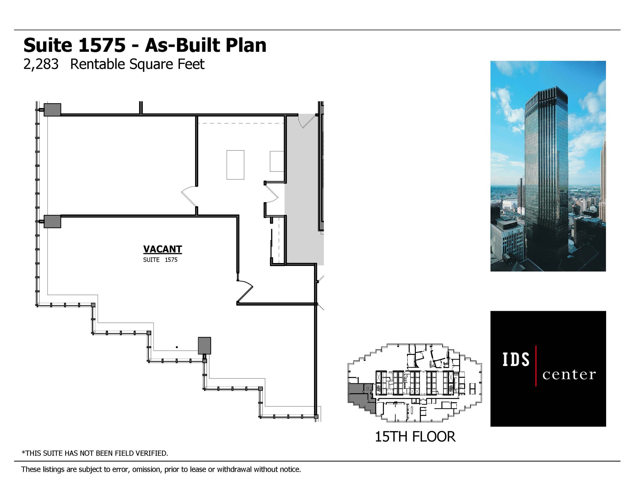 80 S 8th St, Minneapolis, MN à louer Plan d’étage- Image 1 de 1