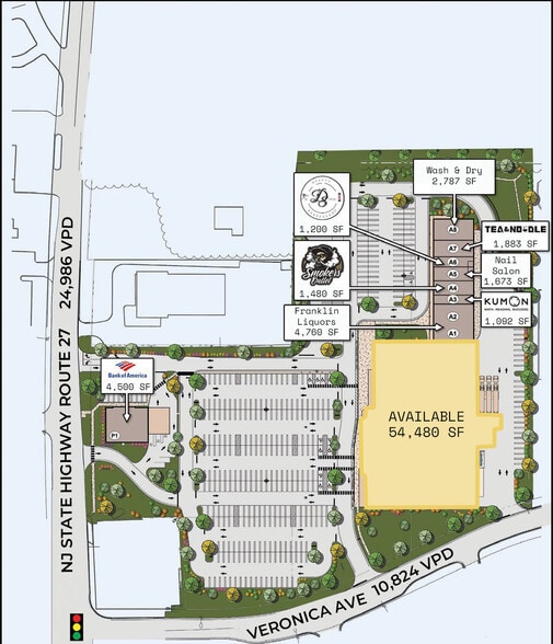 1221 State Route 27, Somerset, NJ for lease - Building Photo - Image 2 of 15