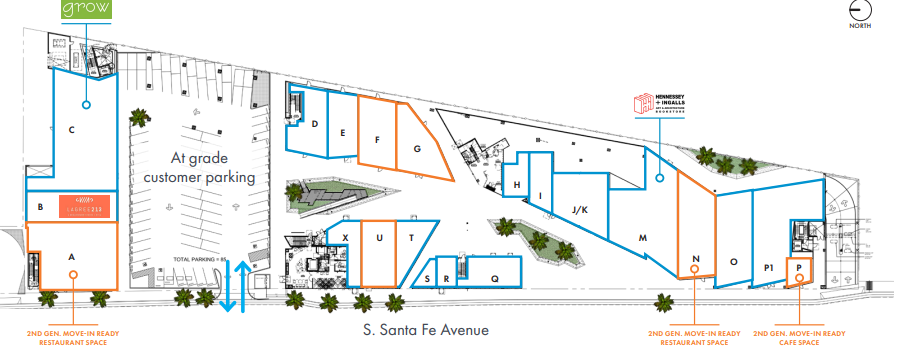 300 S Santa Fe Ave, Los Angeles, CA à louer Plan d’étage- Image 1 de 1