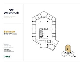 1 Westbrook Corporate Ctr, Westchester, IL for lease Floor Plan- Image 1 of 1