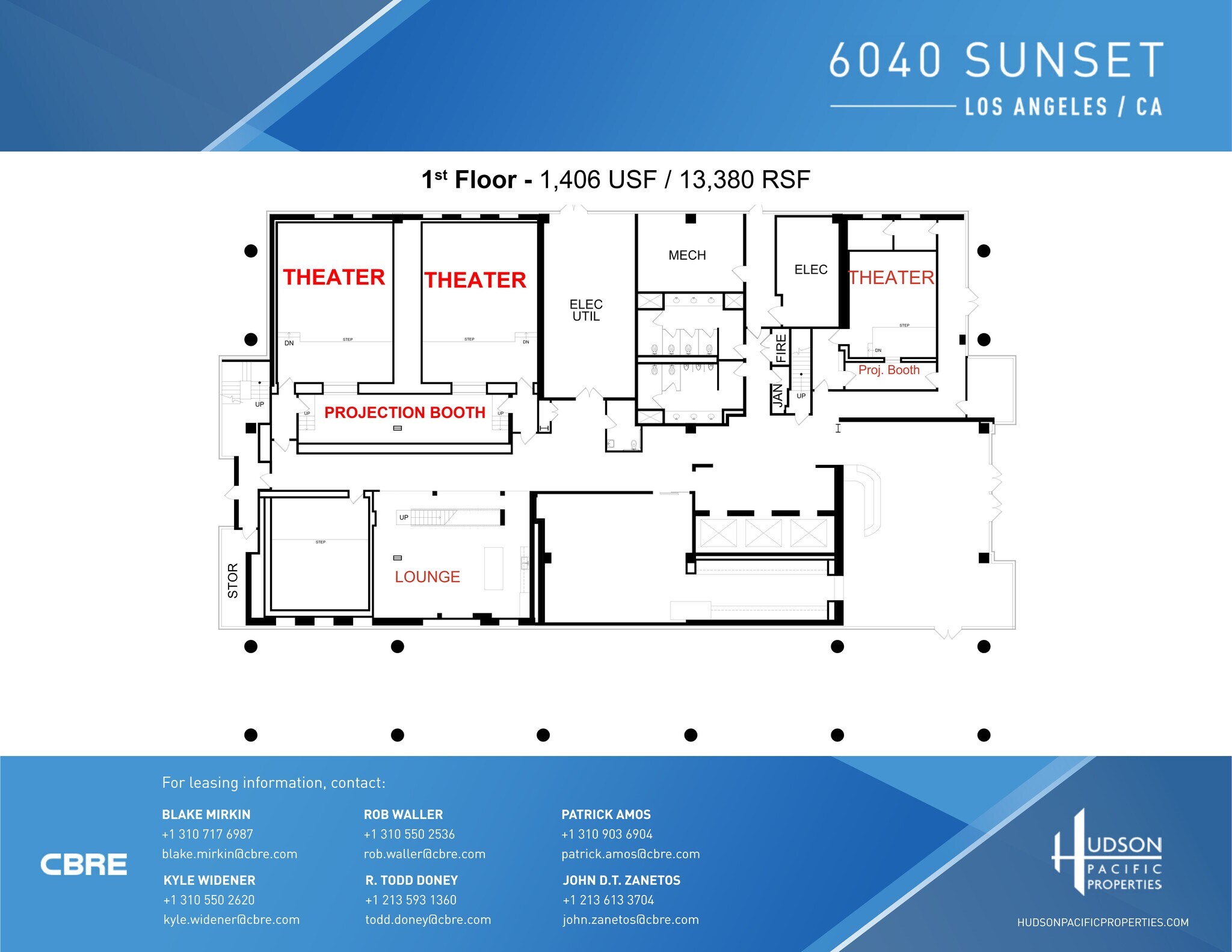 6040 W Sunset Blvd, Los Angeles, CA à louer Plan de site- Image 1 de 18