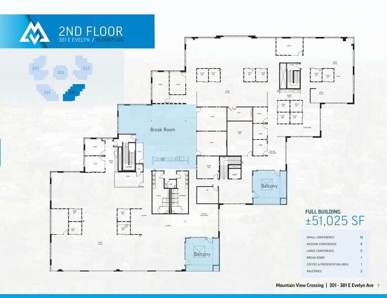 381 E Evelyn Ave, Mountain View, CA à louer - Plan d’étage - Image 2 de 2