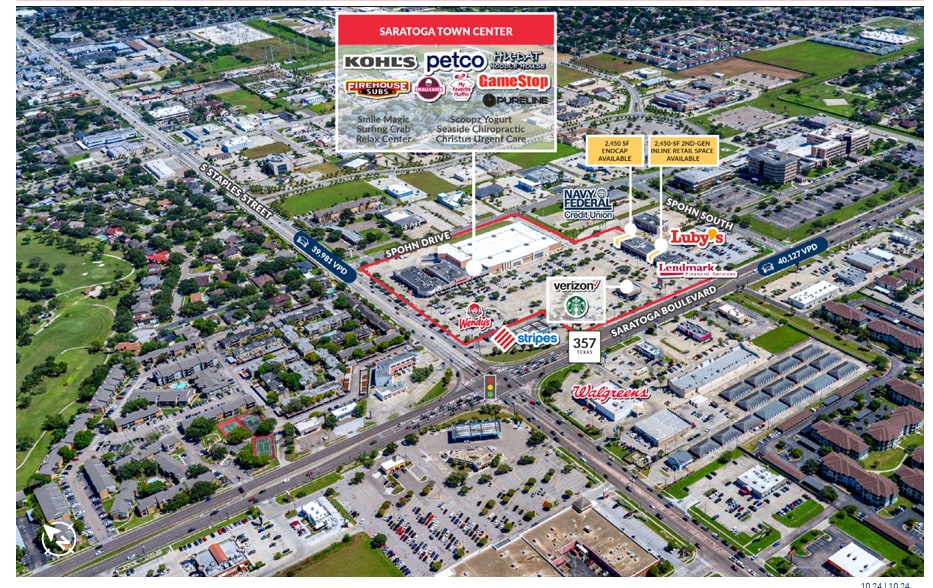 5530-5626 Saratoga Blvd, Corpus Christi, TX for lease Building Photo- Image 1 of 2