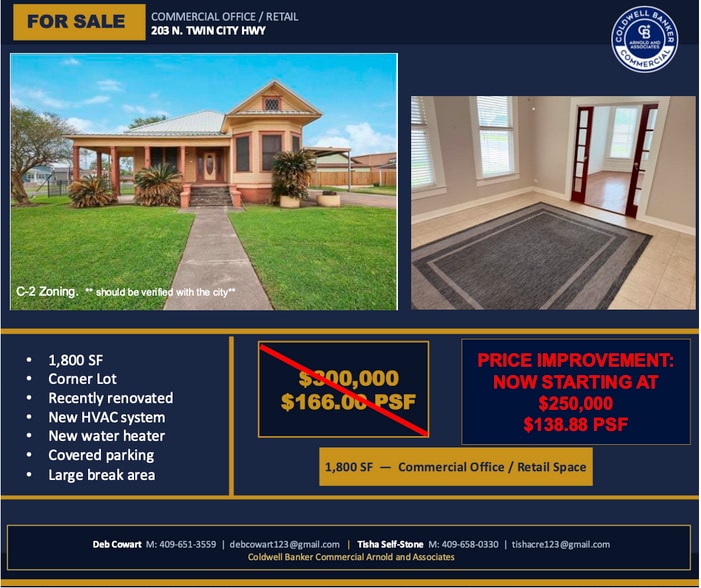 203 Twin City hwy, Nederland, TX for sale - Building Photo - Image 1 of 3