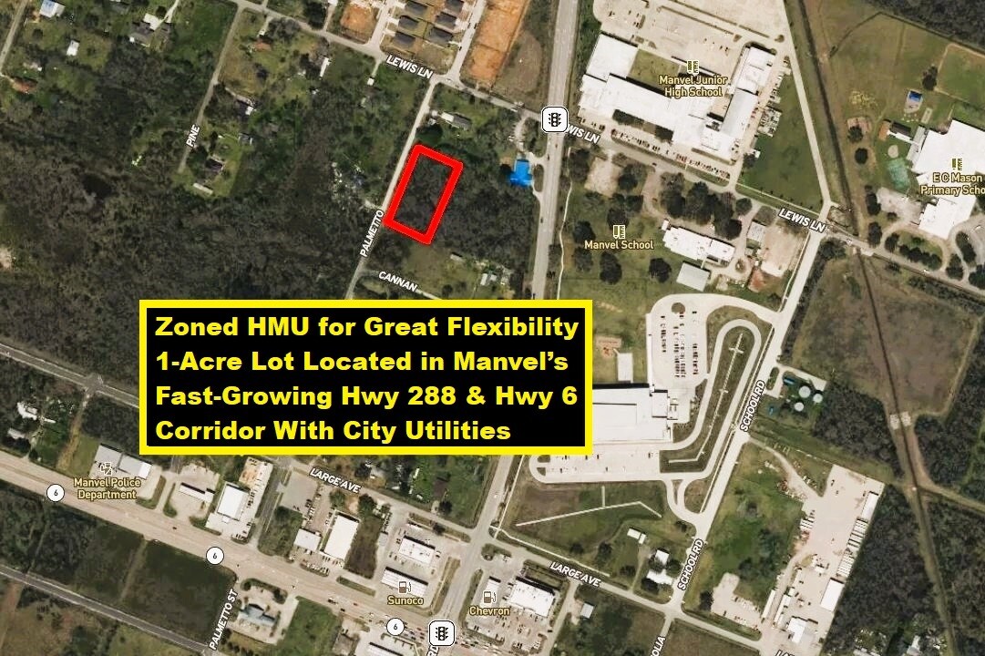 0 Palmetto St, Manvel, TX à vendre Aérien- Image 1 de 15