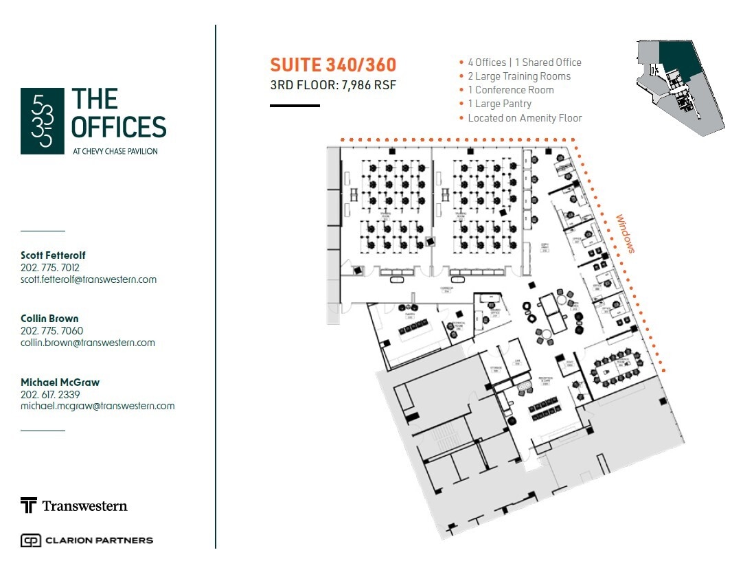 5335 Wisconsin Ave NW, Washington, DC à louer Plan d’étage- Image 1 de 1