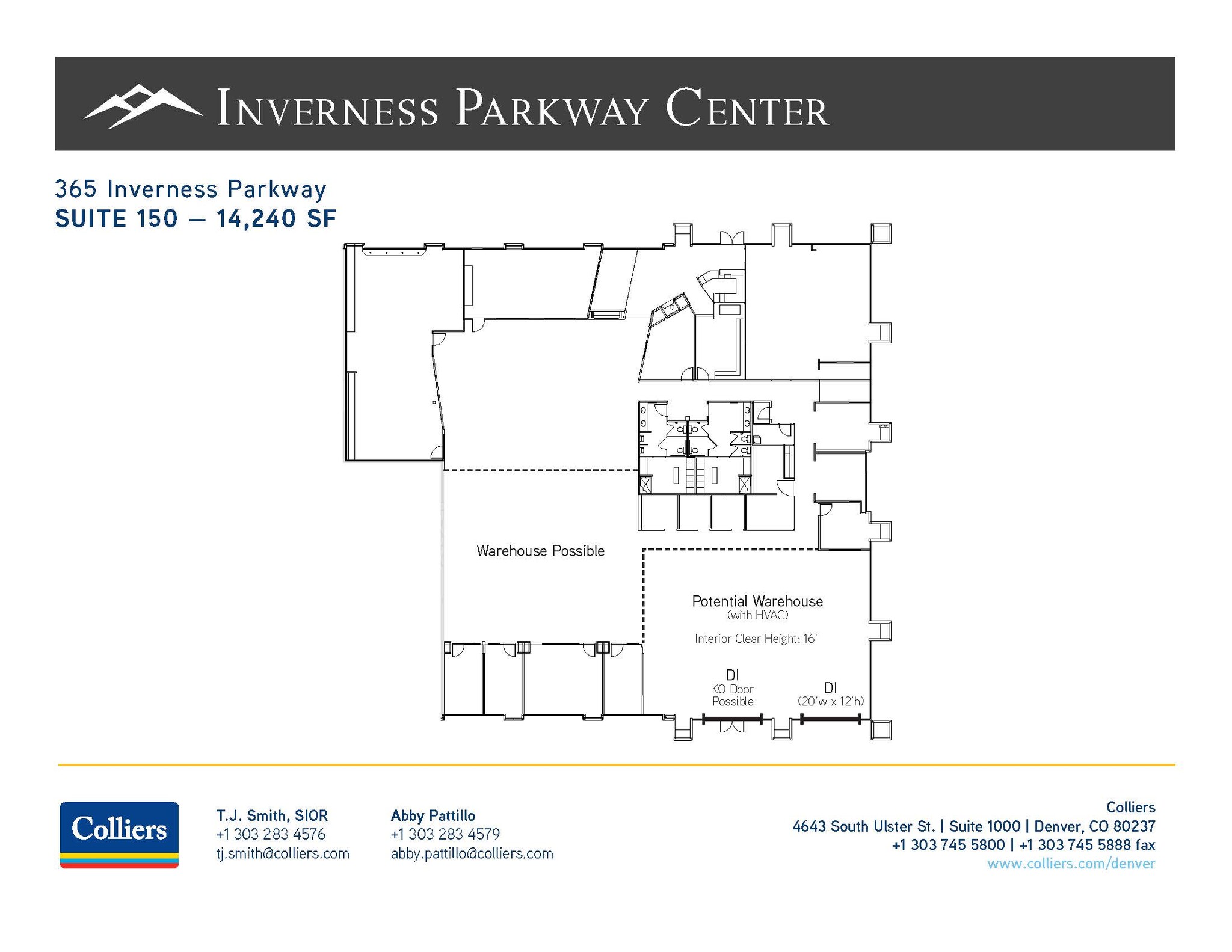 367 Inverness Pky, Englewood, CO à louer Plan d  tage- Image 1 de 1