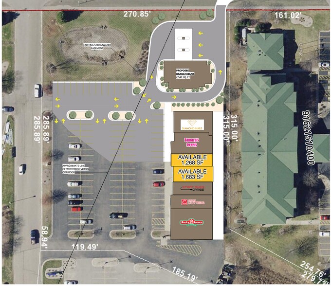 2265-2289 Westowne Ave, Oshkosh, WI à louer - Photo du bâtiment - Image 2 de 3