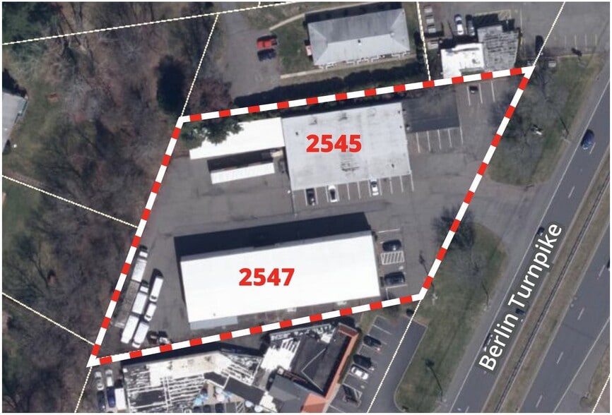 2543–2547 Berlin Turnpike, Newington, CT à vendre - Plan cadastral - Image 3 de 3