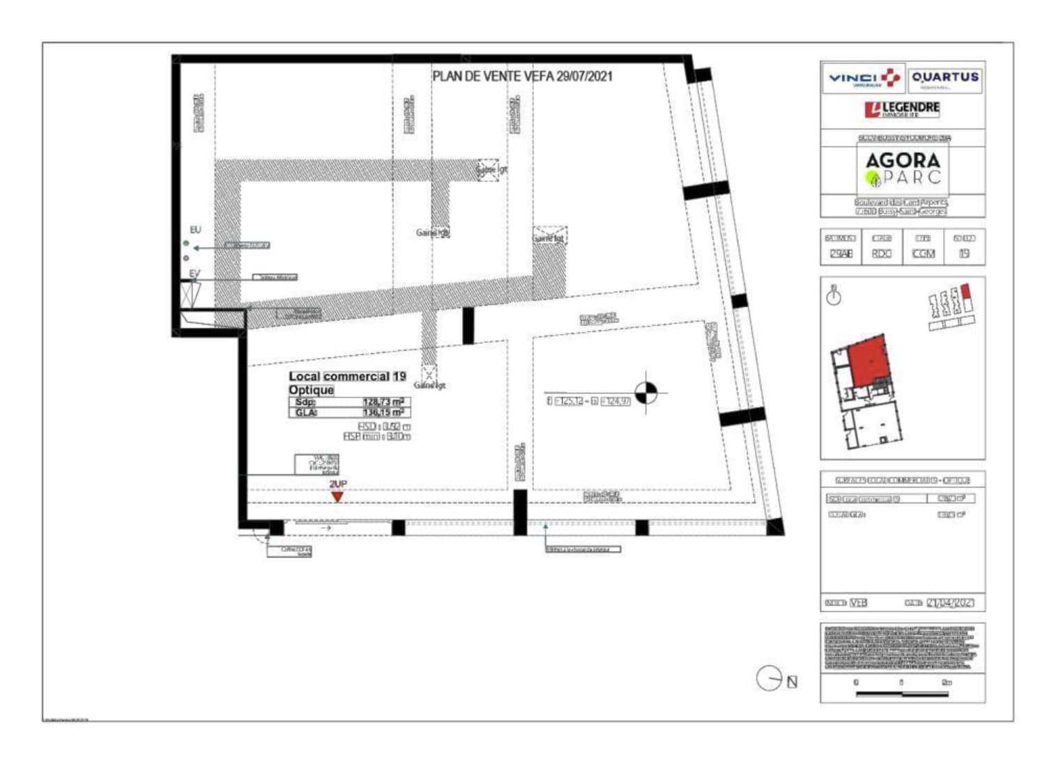 Retail in Bussy-Saint-Georges for lease Site Plan- Image 1 of 1