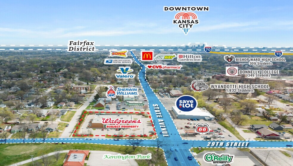 2850 State Ave, Kansas City, KS à vendre - Photo du bâtiment - Image 3 de 3