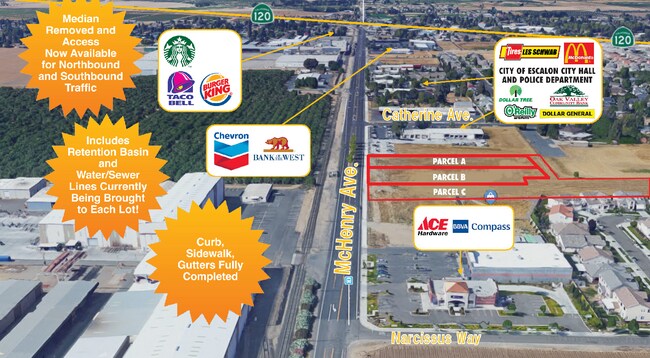 More details for 3100 and 3200 McHenry Ave, Escalon, CA - Land for Sale