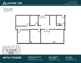2211 Norfolk St, Houston, TX for lease Floor Plan- Image 1 of 2