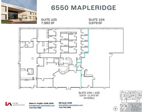 6550 Mapleridge St, Houston, TX à louer Plan d’étage- Image 2 de 2