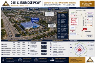 Plus de détails pour 2411 S Eldridge Pky, Houston, TX - Commerce de détail à vendre
