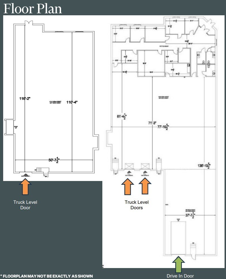 1273 N Service Rd E, Mississauga, ON for lease Floor Plan- Image 1 of 3