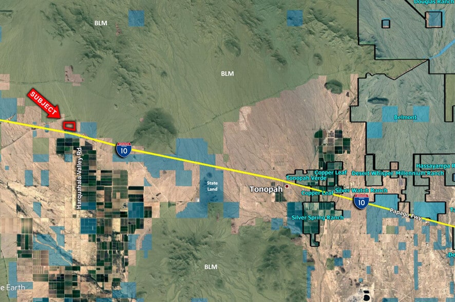 Interstate 10, Tonopah, AZ à vendre - Aérien - Image 2 de 3