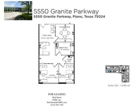 5550 Granite Pky, Plano, TX for lease Floor Plan- Image 1 of 1
