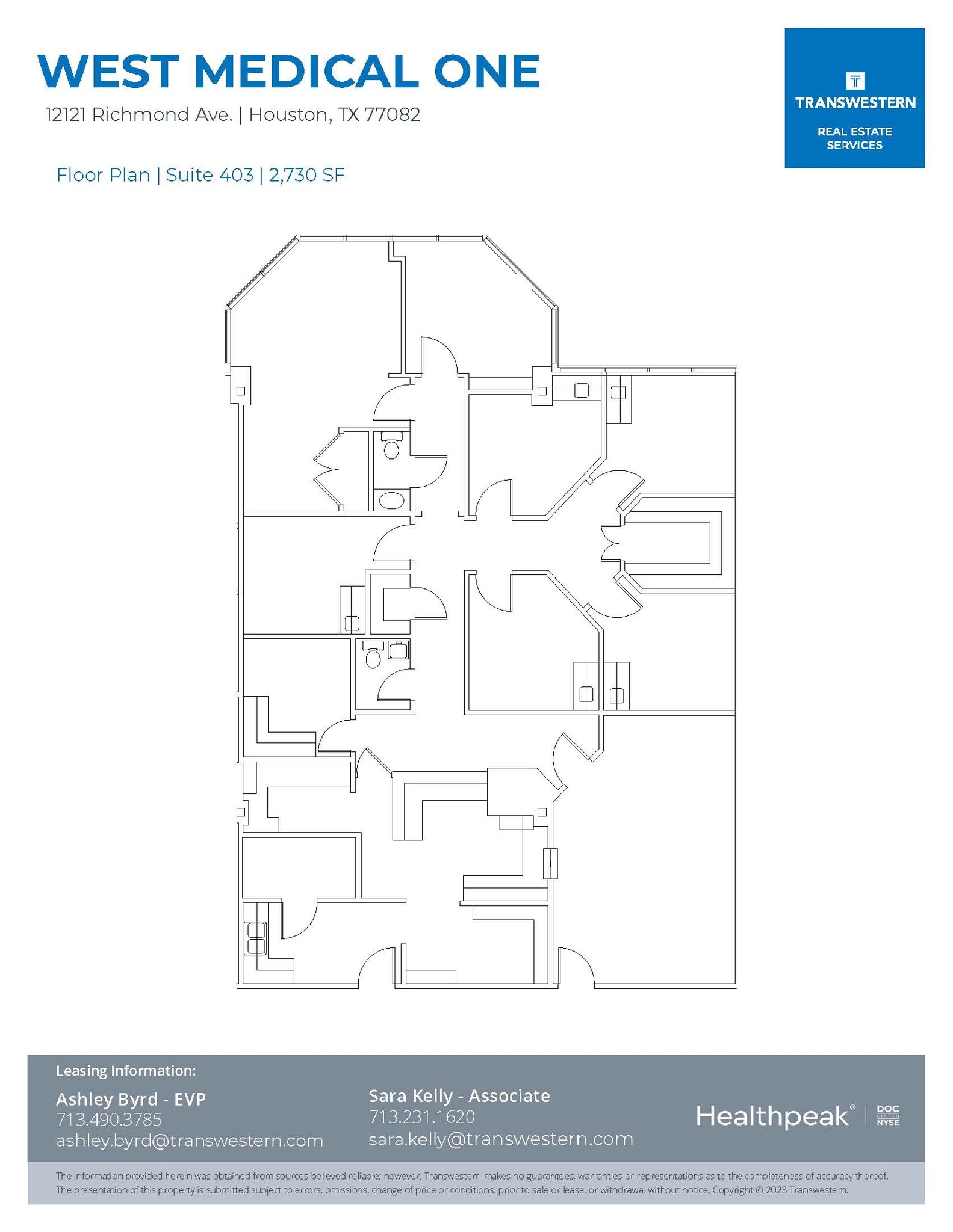 12121 Richmond Ave, Houston, TX à louer Plan d’étage- Image 1 de 1