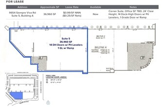 9654 Siempre Viva Rd, San Diego, CA for lease Floor Plan- Image 1 of 4
