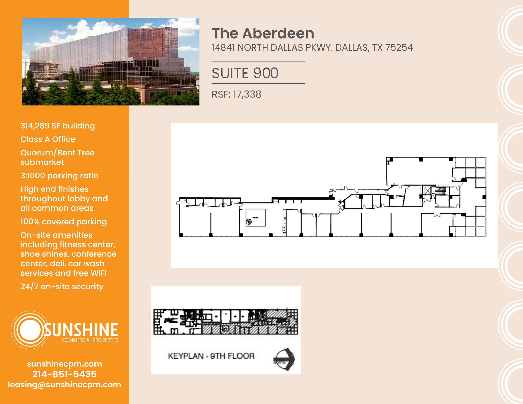 14841 N Dallas Pky, Addison, TX à louer Plan de site- Image 1 de 1