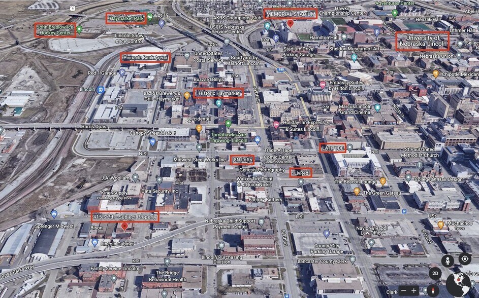 415 S 7th St, Lincoln, NE à louer - Photo du bâtiment - Image 2 de 38