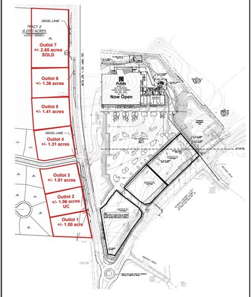 GA Hwy 53 & GA Hwy 11, Winder, GA à louer - Photo du bâtiment - Image 1 de 1