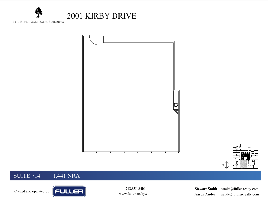 2001 Kirby Dr, Houston, TX à louer Plan d  tage- Image 1 de 1