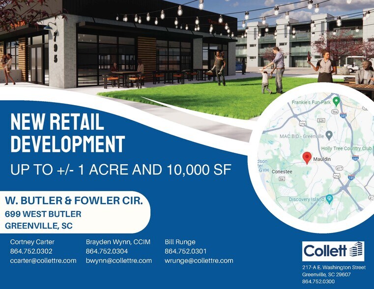 699 W Butler Rd, Greenville, SC à louer - Photo du bâtiment - Image 1 de 4
