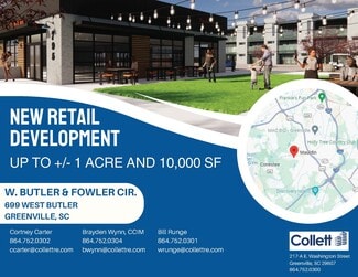 Plus de détails pour 699 W Butler Rd, Greenville, SC - Terrain à louer