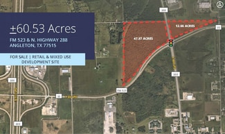 More details for FM 523 & N. Highway 288, Angleton, TX - Land for Sale