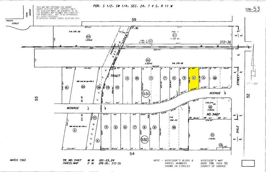8431 Monroe Ave, Stanton, CA for sale - Plat Map - Image 2 of 22