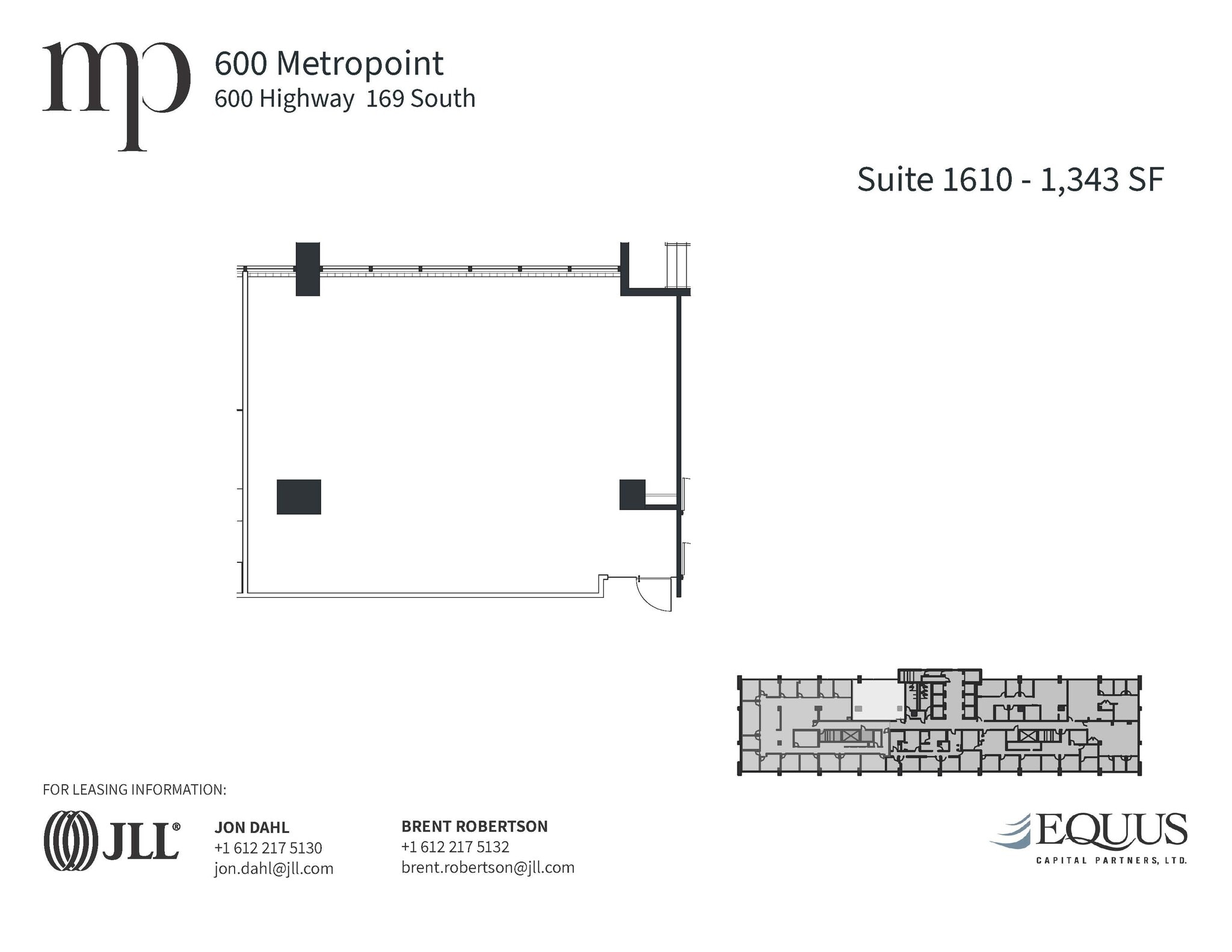 600 Highway 169 S, Saint Louis Park, MN for lease Floor Plan- Image 1 of 1