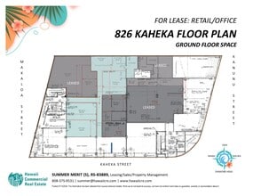 826 Kaheka St, Honolulu, HI for lease Floor Plan- Image 1 of 8