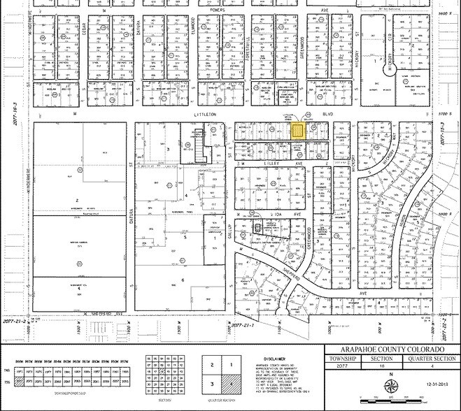 1100 W Littleton Blvd, Littleton, CO à vendre - Plan cadastral - Image 3 de 59