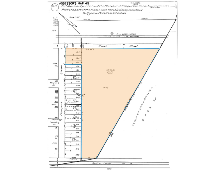10901 Russet St, Oakland, CA à vendre - Plan cadastral - Image 3 de 3