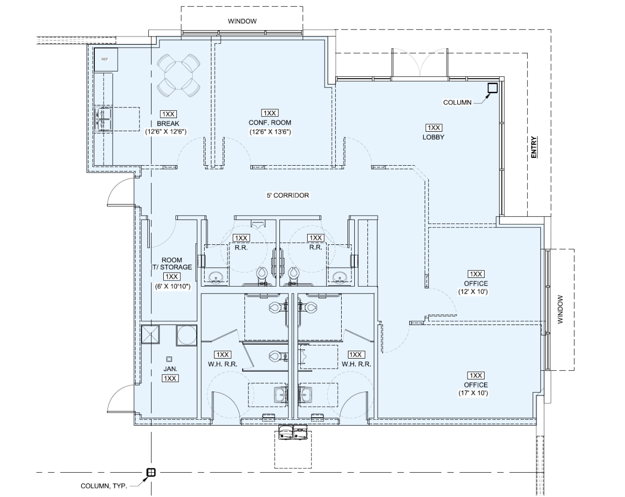 12153 Rojas Dr, El Paso, TX for lease Floor Plan- Image 1 of 2